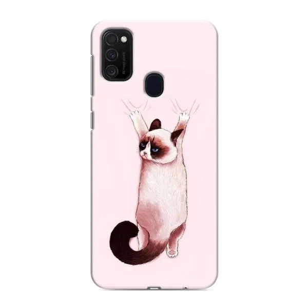Чохол з принтом «Котик падає» для Samsung Galaxy M21s