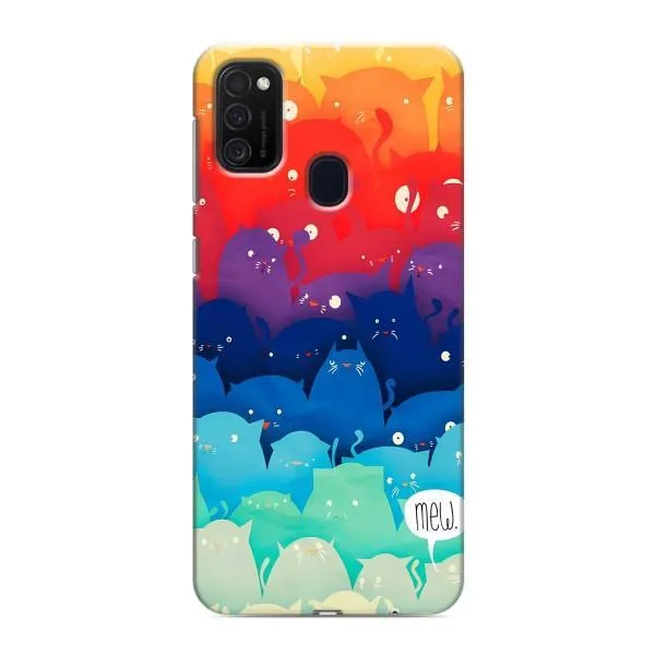 Чохол з принтом «Mew» для Samsung Galaxy M21s