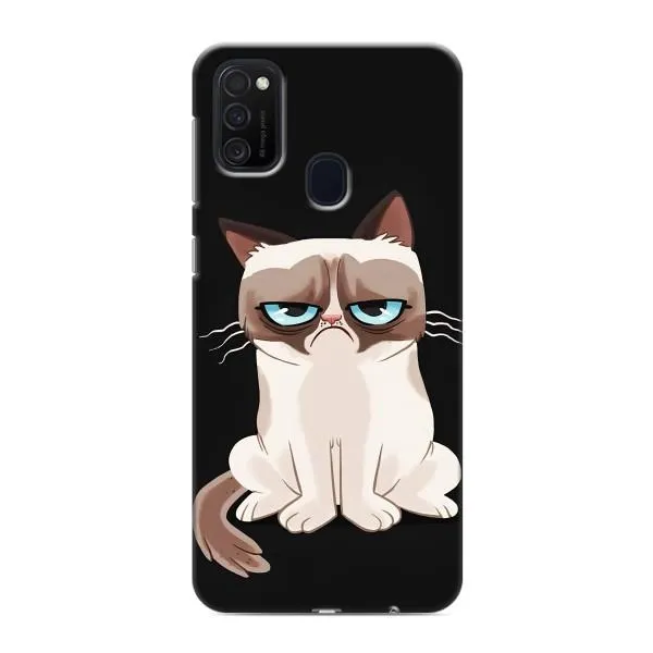 Чехол с принтом «Грустный кот» для Samsung Galaxy M21s