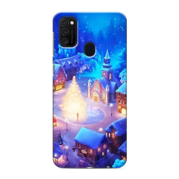 Чехол с принтом «Рождественский город» для Samsung Galaxy M21s