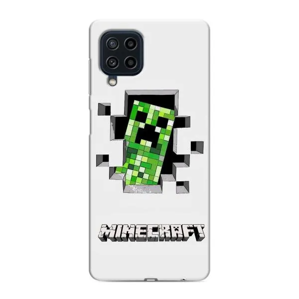Чехол с принтом «крипер Майнкрафт» для Samsung Galaxy M22