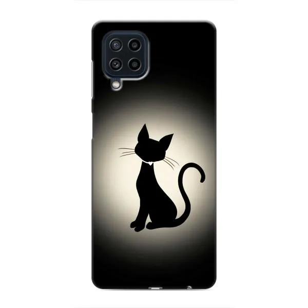 Чехол с принтом «Силуэт котика» для Samsung Galaxy M22