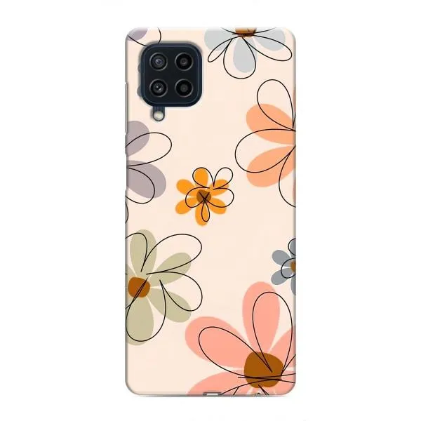 Чехол с принтом «Разноцветные цветы» для Samsung Galaxy M22