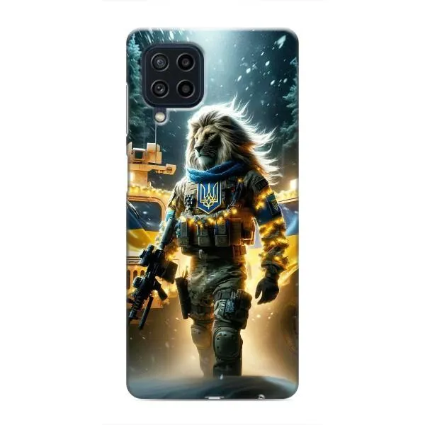 Чехол с принтом «ЛЕВ ЗСУ» для Samsung Galaxy M22