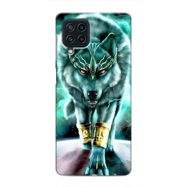 Чехол с принтом «Яркий волк» для Samsung Galaxy M22