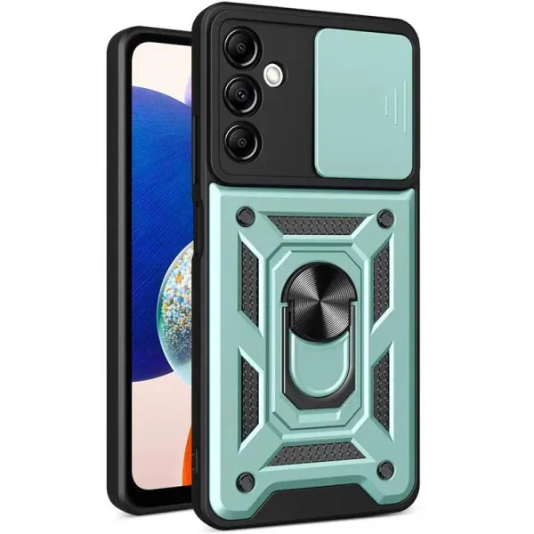 Чохол Ummi Camshield Serge Ring для Samsung Galaxy M23 5G / M13 4G — Зелений — фото 1