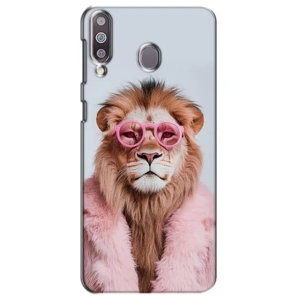 Чехол с принтом «Лев в очках» для Samsung Galaxy M30 (M305)