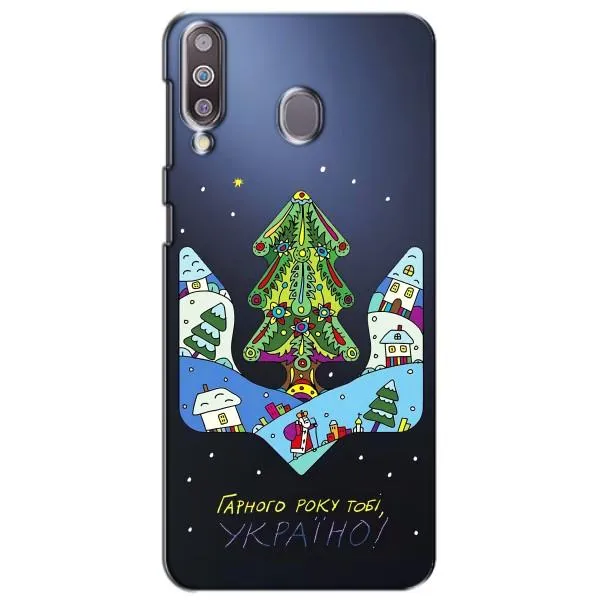 Чехол с принтом «Рождественский герб» для Samsung Galaxy M30 (M305)