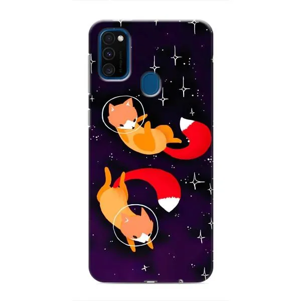Чехол с принтом «Лисички космонавты» для Samsung Galaxy M30s (M307) Чехол с принтом «Лисички космонавты» для Samsung Galaxy M30s (M307)