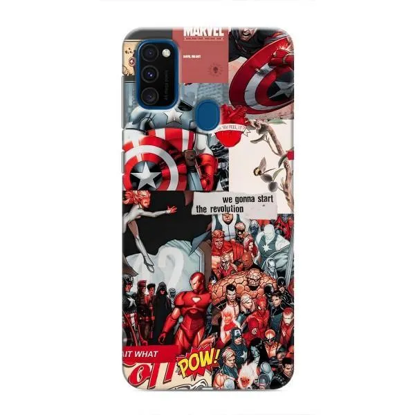 Чохол з принтом «Марвел Комикс» для Samsung Galaxy M30s (M307)