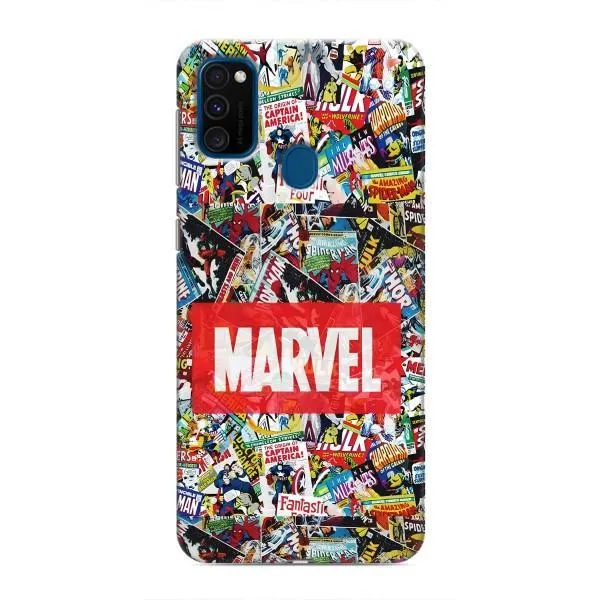 Чохол з принтом «Марвел комікси» для Samsung Galaxy M30s (M307)
