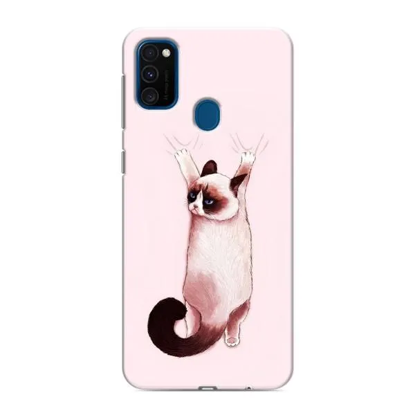 Чехол с принтом «Котик падает» для Samsung Galaxy M30s (M307)