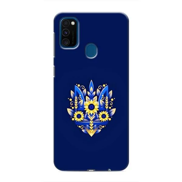 Чехол с принтом «Цветочный Герб» для Samsung Galaxy M31