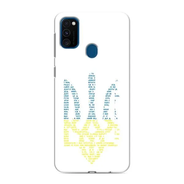 Чехол с принтом «Герб из букв» для Samsung Galaxy M31