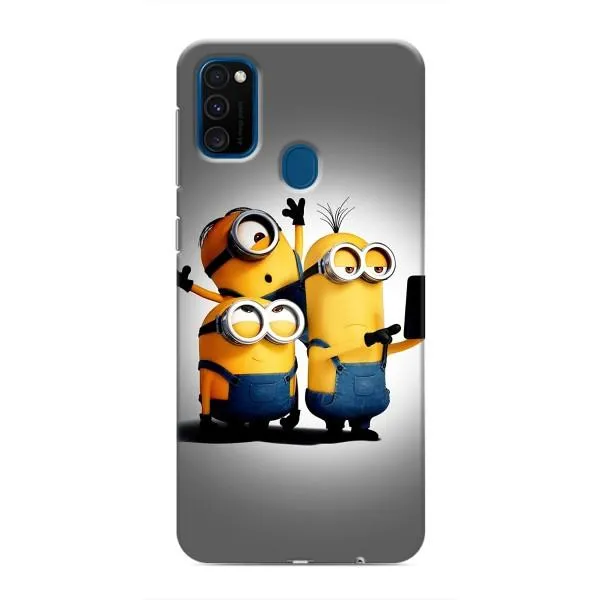 Чехол с принтом «Три миньона» для Samsung Galaxy M31