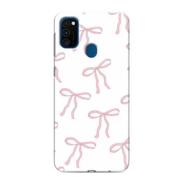 Чехол с принтом «Розовые бантики» для Samsung Galaxy M31