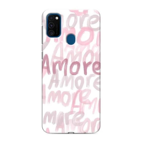 Чехол с принтом «Аморе любовь» для Samsung Galaxy M31 Чехол с принтом «Аморе любовь» для Samsung Galaxy M31