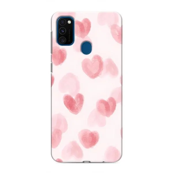 Чехол с принтом «Розовые сердечки» для Samsung Galaxy M31 Чехол с принтом «Розовые сердечки» для Samsung Galaxy M31