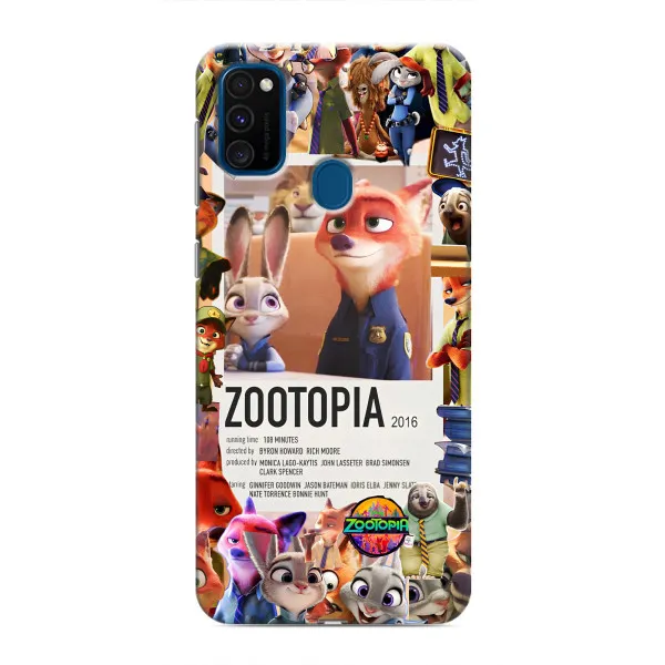Чехол с принтом «Постер Зверополис» для Samsung Galaxy M31 Чехол с принтом «Постер Зверополис» для Samsung Galaxy M31