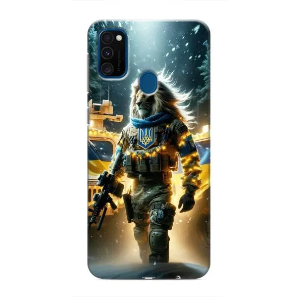 Чехол с принтом «ЛЕВ ЗСУ» для Samsung Galaxy M31