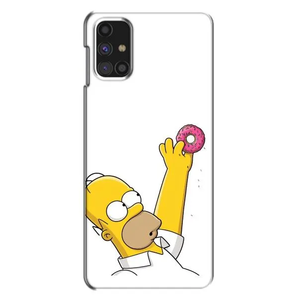Чехол с принтом «Гомер с пончиком» для Samsung Galaxy M31s