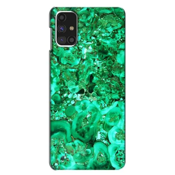 Чохол з принтом «Салатовий Мрамор» для Samsung Galaxy M31s