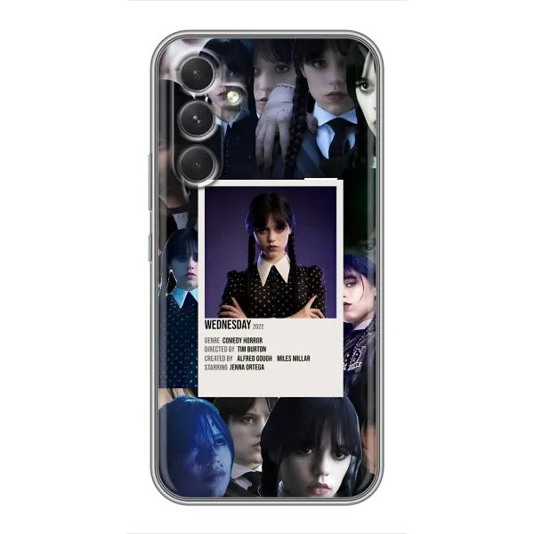Чехол с принтом «коллаж Уэнздей» для Samsung Galaxy M32 5g