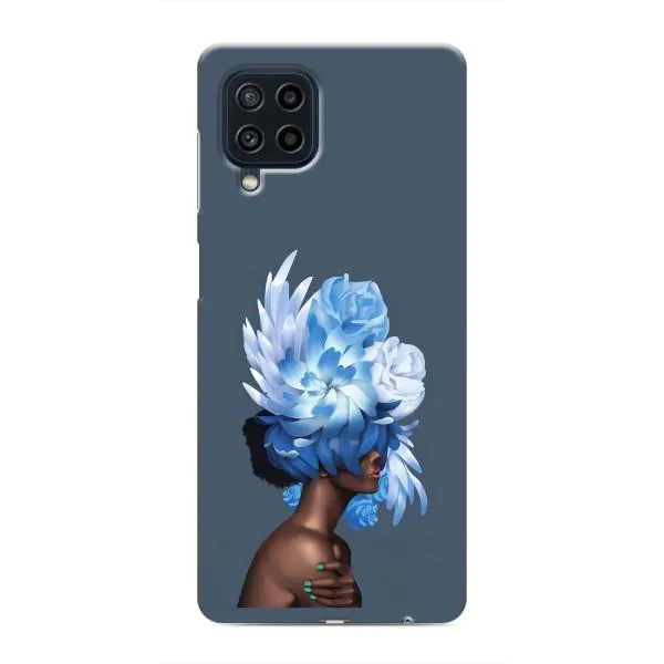 Чехол с принтом «Цветы на голове» для Samsung Galaxy M32