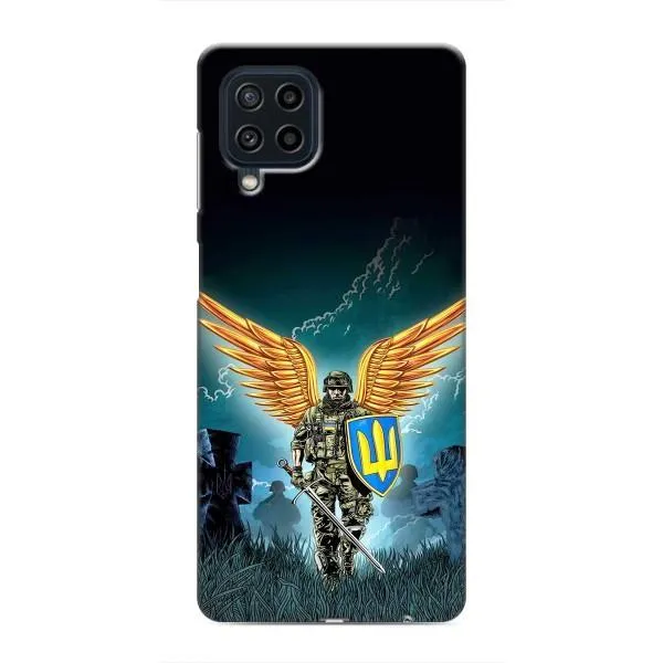 Чехол с принтом «Солдат ЗСУ» для Samsung Galaxy M32
