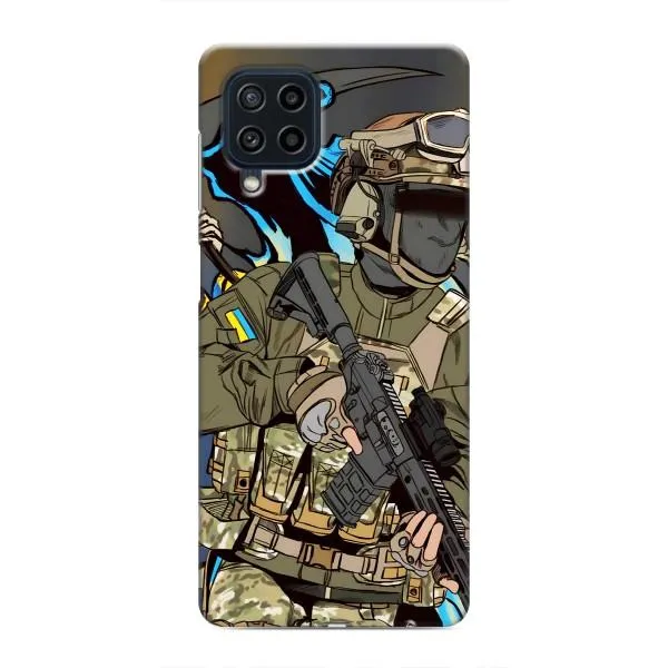 Чехол с принтом «Воин ВСУ» для Samsung Galaxy M32