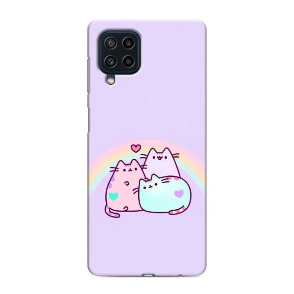 Чехол с принтом «Радужные котики» для Samsung Galaxy M32