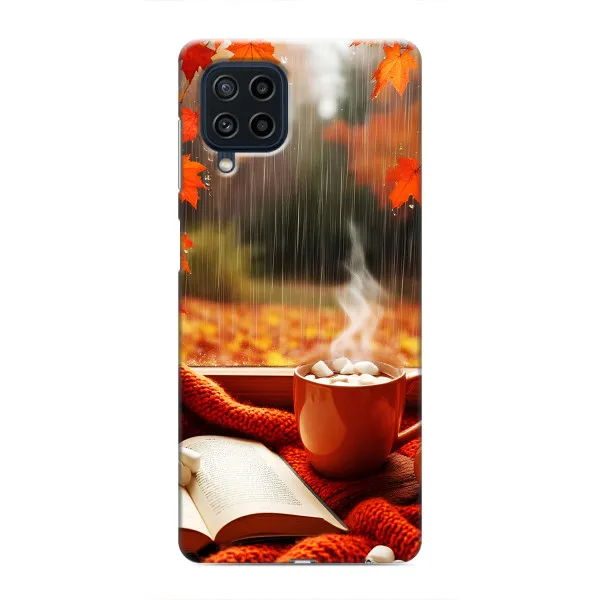 Чехол с принтом «Кофе и дождь» для Samsung Galaxy M32 Чехол с принтом «Кофе и дождь» для Samsung Galaxy M32