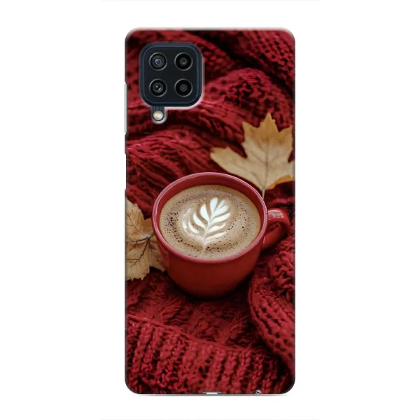 Чехол с принтом «Кофе на пледе» для Samsung Galaxy M32 Чехол с принтом «Кофе на пледе» для Samsung Galaxy M32