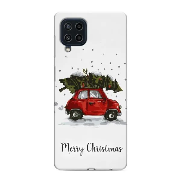 Чехол с принтом «Машина с елкой» для Samsung Galaxy M32