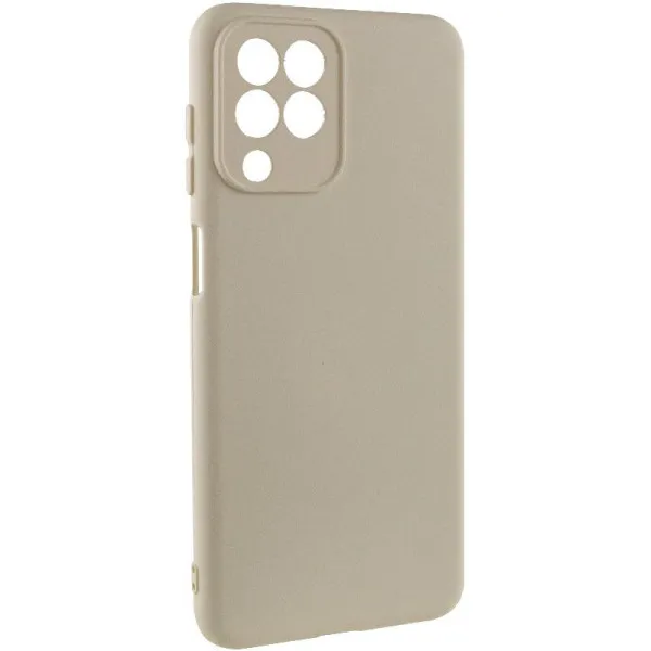 Чехол TPU GETMAN Liquid Silk Full Camera для Samsung Galaxy M33 5G — Песочный — фото 2