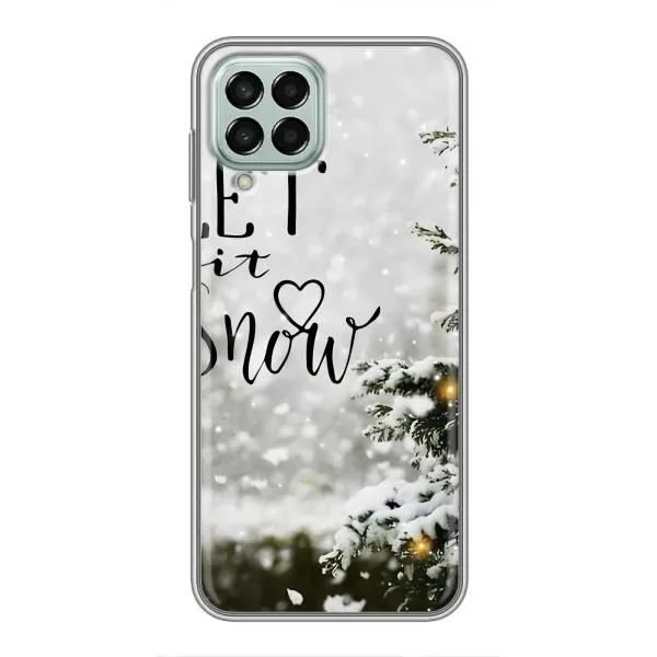 Чехол с принтом «Let it snow» для Samsung Galaxy M33 (5G) (M336B)