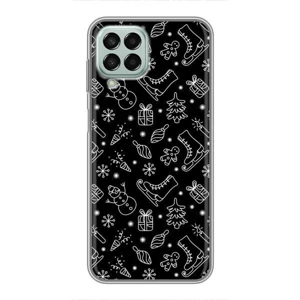 Чехол с принтом «Новогодний фон» для Samsung Galaxy M33 (5G) (M336B)