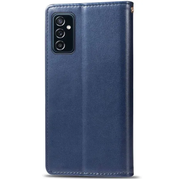 Кожаный чехол-книжка GETMAN Gallant (PU) для Samsung Galaxy M34 5G — Синий — фото 3