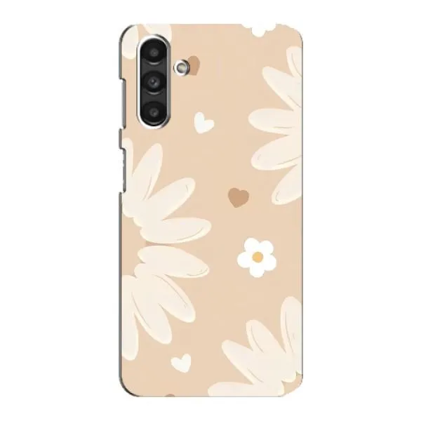 Чехол с принтом «Бежевые цветы» для Samsung Galaxy M34 (5G)