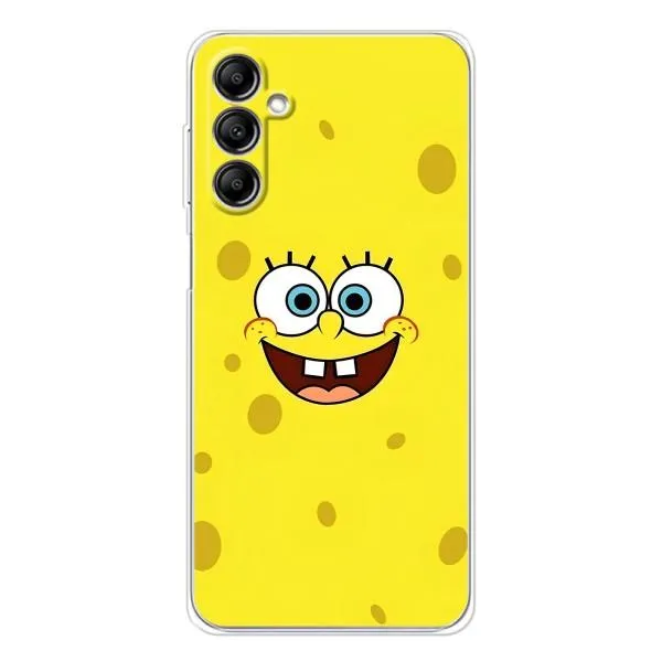 Чехол с принтом «Мордашка Спанч Боба» для Samsung Galaxy M35 5G