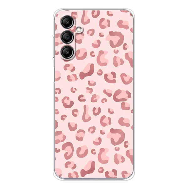 Чехол с принтом «Розовый леопард» для Samsung Galaxy M36 5G