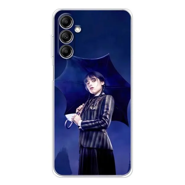 Чехол с принтом «Уэнздей с зонтом» для Samsung Galaxy M36