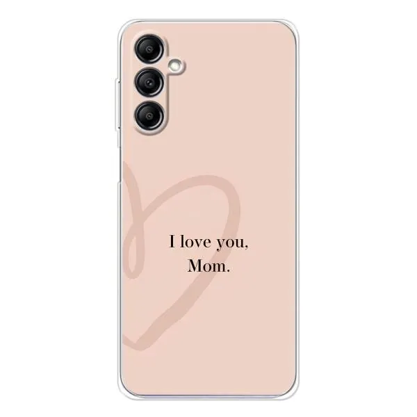 Чехол с принтом «Сердце маме» для Samsung Galaxy M36 Чехол с принтом «Сердце маме» для Samsung Galaxy M36