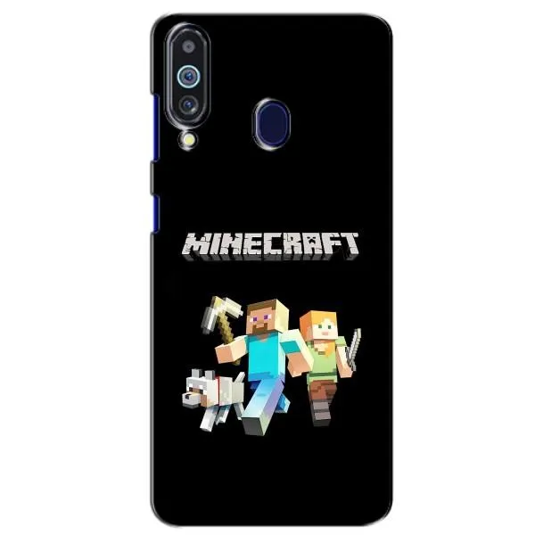 Чохол з принтом «герої Minecraft» для Samsung Galaxy M40