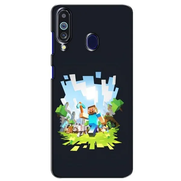 Чохол з принтом «персонажі Minecraft» для Samsung Galaxy M40