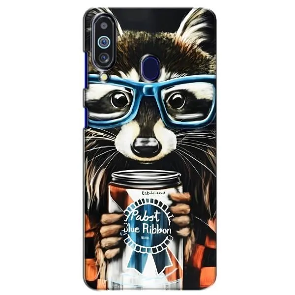 Чехол с принтом «Енот с банкой» для Samsung Galaxy M40 Чехол с принтом «Енот с банкой» для Samsung Galaxy M40