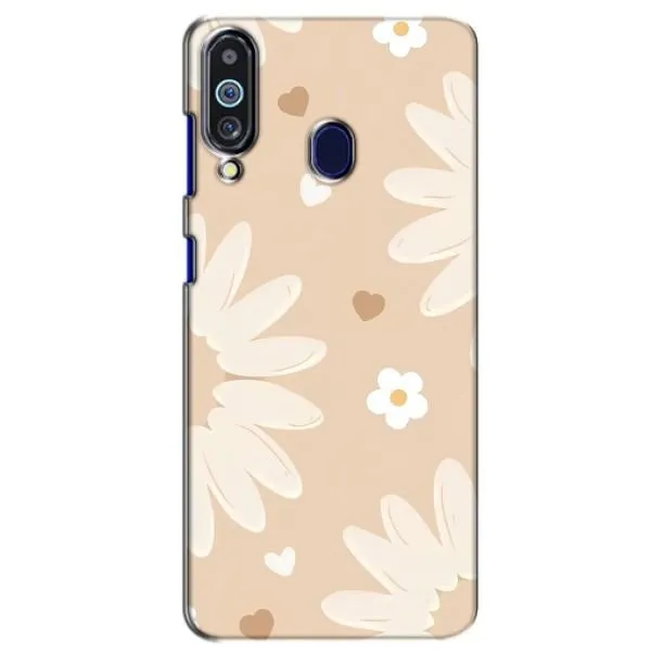 Чохол з принтом «Бежеві квіти» для Samsung Galaxy M40