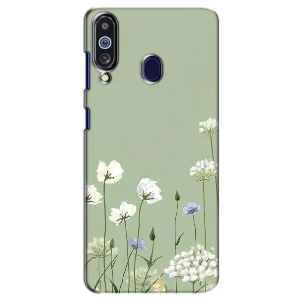 Чохол з принтом «Квіти на зеленому» для Samsung Galaxy M40