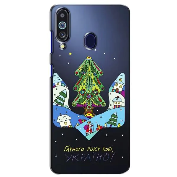 Чехол с принтом «Рождественский герб» для Samsung Galaxy M40