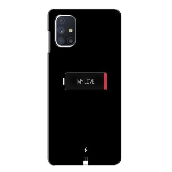 Чехол с принтом «Love battery» для Samsung Galaxy M51